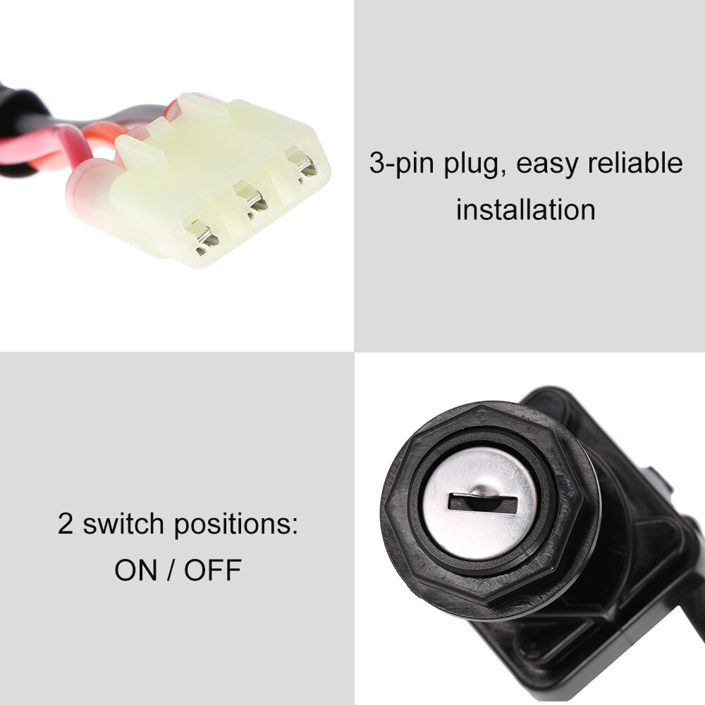 Ignition Key Switch for ARCTIC CAT 400 2000-2007 / CAT 300 2000-2005
