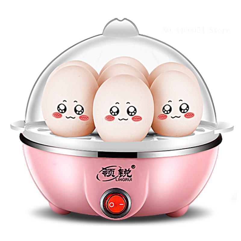 CCC Multifunctional stainless steel egg cooker Mini egg steamer Power failure protection breakfast machine 350W: 2