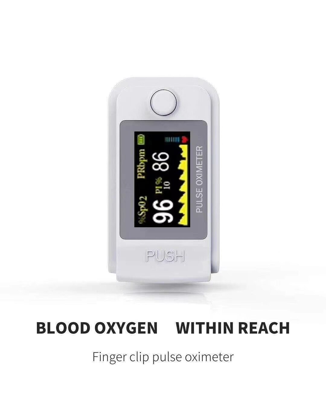 Bluetooth Pulsoxymeter Hrv SpO2 Pr Pi Vingertop Bloed Zuurstof Hartslag Verzadiging Meter Record Ips Saturatiemeter Monitor