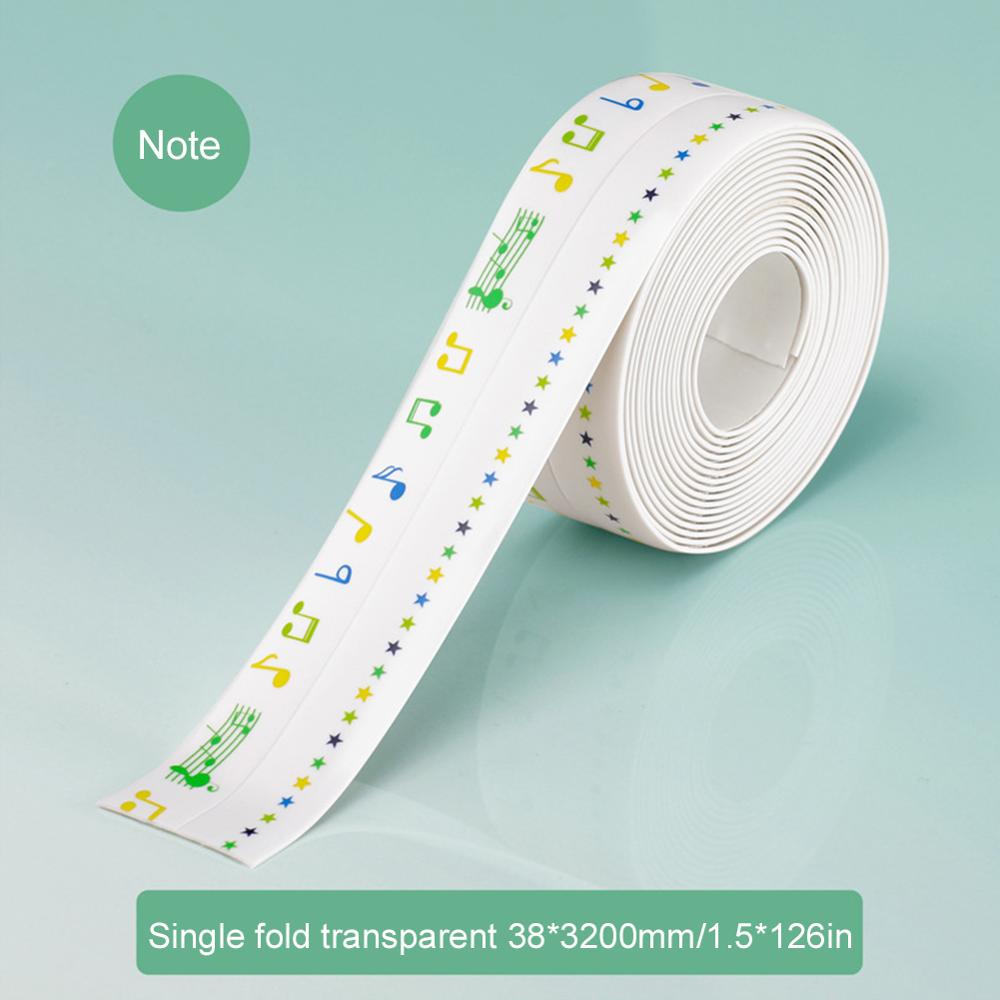 Aanrecht Waterdichte Meeldauw Sterke Zelfklevende Transparante Tape Badkamer Badkamer Kloof Strip Zwembad Water Seal 320Cm: Note