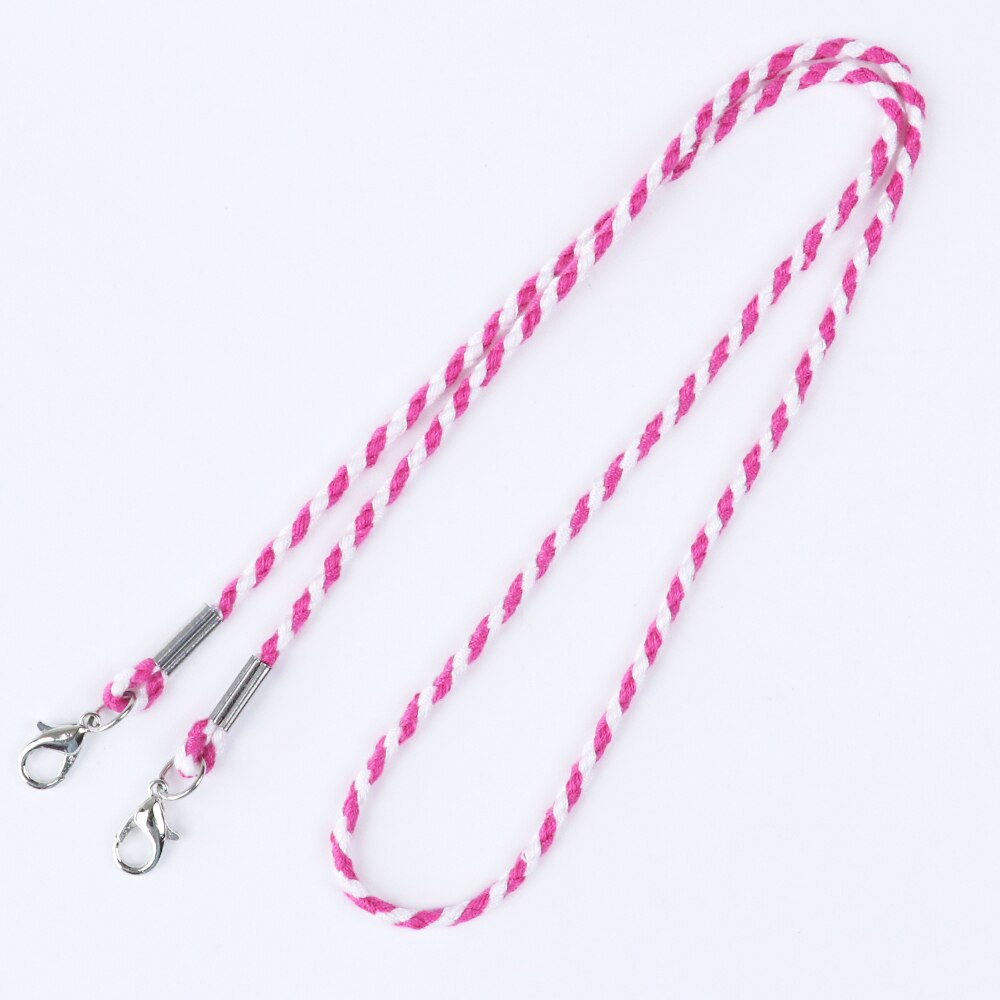 10 stuks/partij masker ophangkoord lanyard 70cm voor het opbergen van maskers maskers bewaren houder houder touw anti-verlies anti masker ophang nek touw: Kleur 9