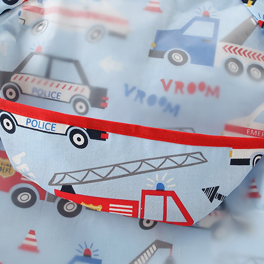 Baby Kids Peuter Lange Mouwen Sjaal Waterdicht Art Kiel Voeden Bib Schort Pocket Baby Jongens Meisjes Burp Doek Banaan Slabbetjes