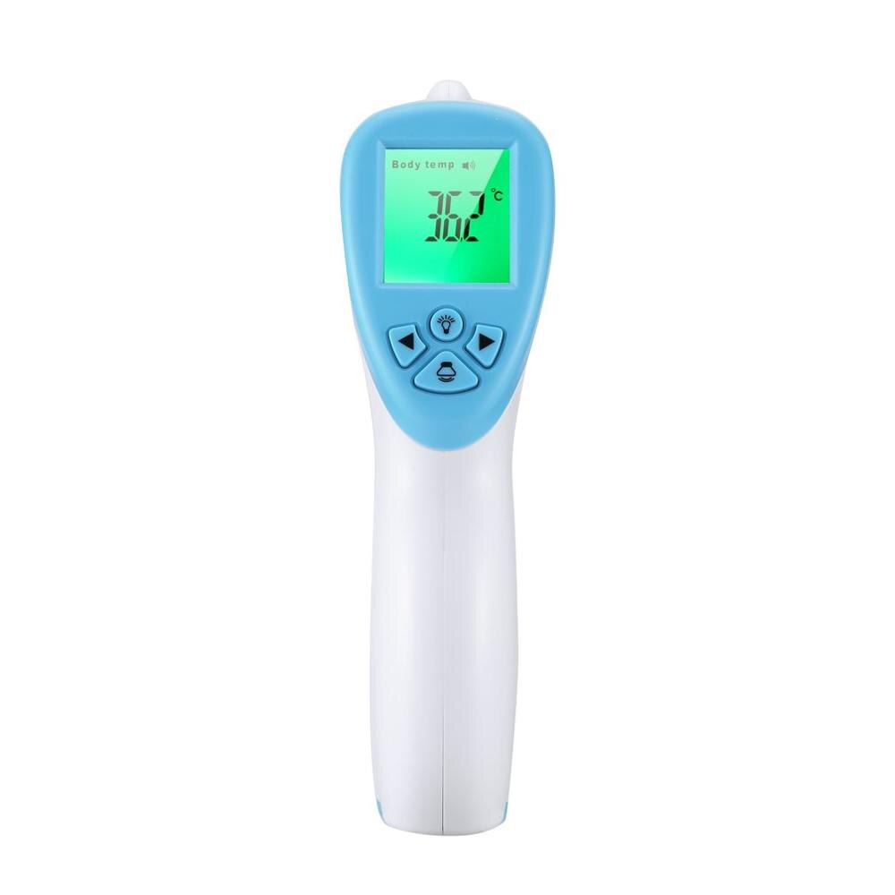 Infrarød digital termometer berøringsfri ir pandetermometer baby voksne infrarød feber øre digital termometer udendørs