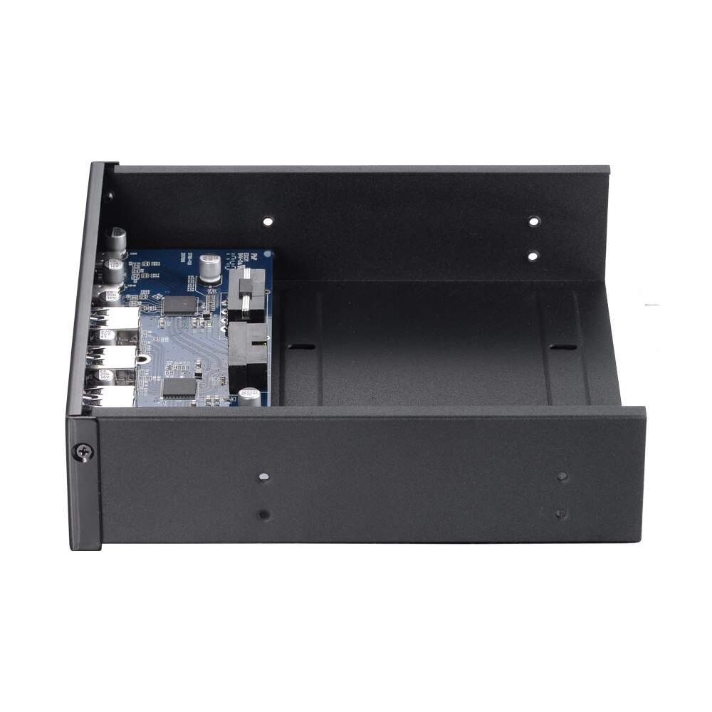 5.25 " front bay usb hub 2-- poorts usb 3.1 & 4-- poorts usb 3.0 hoge snelheid 5 gbps usb hub frontpaneel computerbehuizing optische drive bay