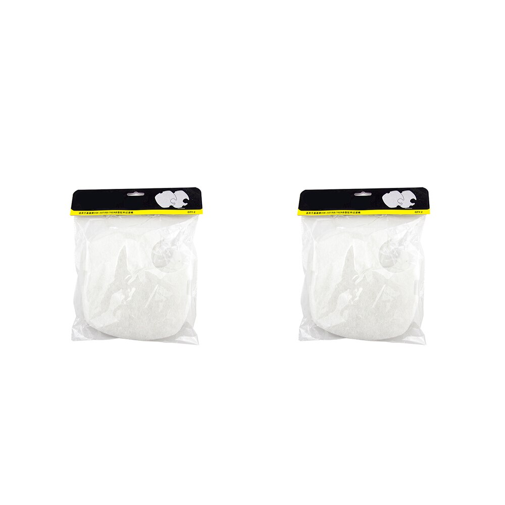 YYAQUA 4 unids/set Original azul blanco filtro cilíndrico almohadillas filtro grueso esponja almohadilla reemplazo para SUNSUN HW-3000 piezas de repuesto: 4 PCS WHITE