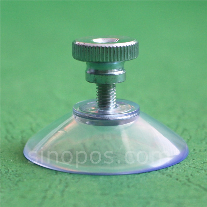 Ventosa con tornillo para pulgar, tuerca de metal con rosca, ventana de cristal para el baño, montaje en pared, accesorio de mobiliario soporte de señal