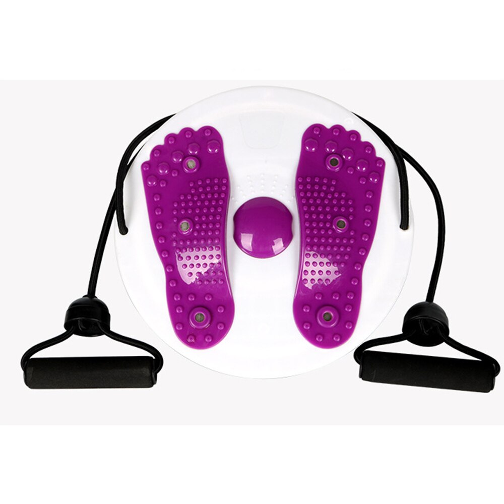 Snoet talje bord fodmassage boardtwisting underliv fitness udstyr pladespiller indendørs sportsudstyr fitness: Lilla