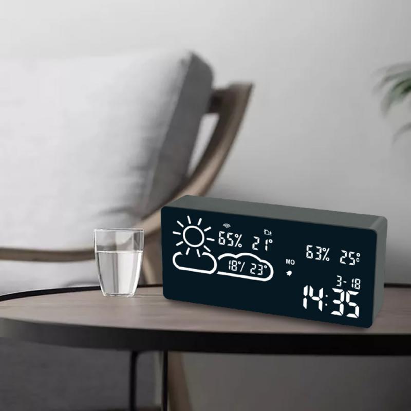LED Digital Alarm Clock Radio With Temperature And... – Grandado