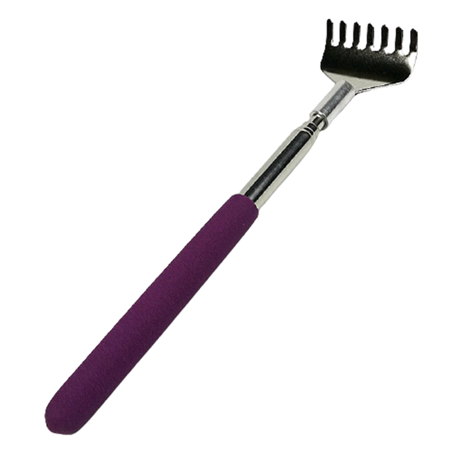 Gratte-dos télescopique, griffe de Massage extensible pour le dos, Massage relaxant, outil Anti-démangeaison: Purple