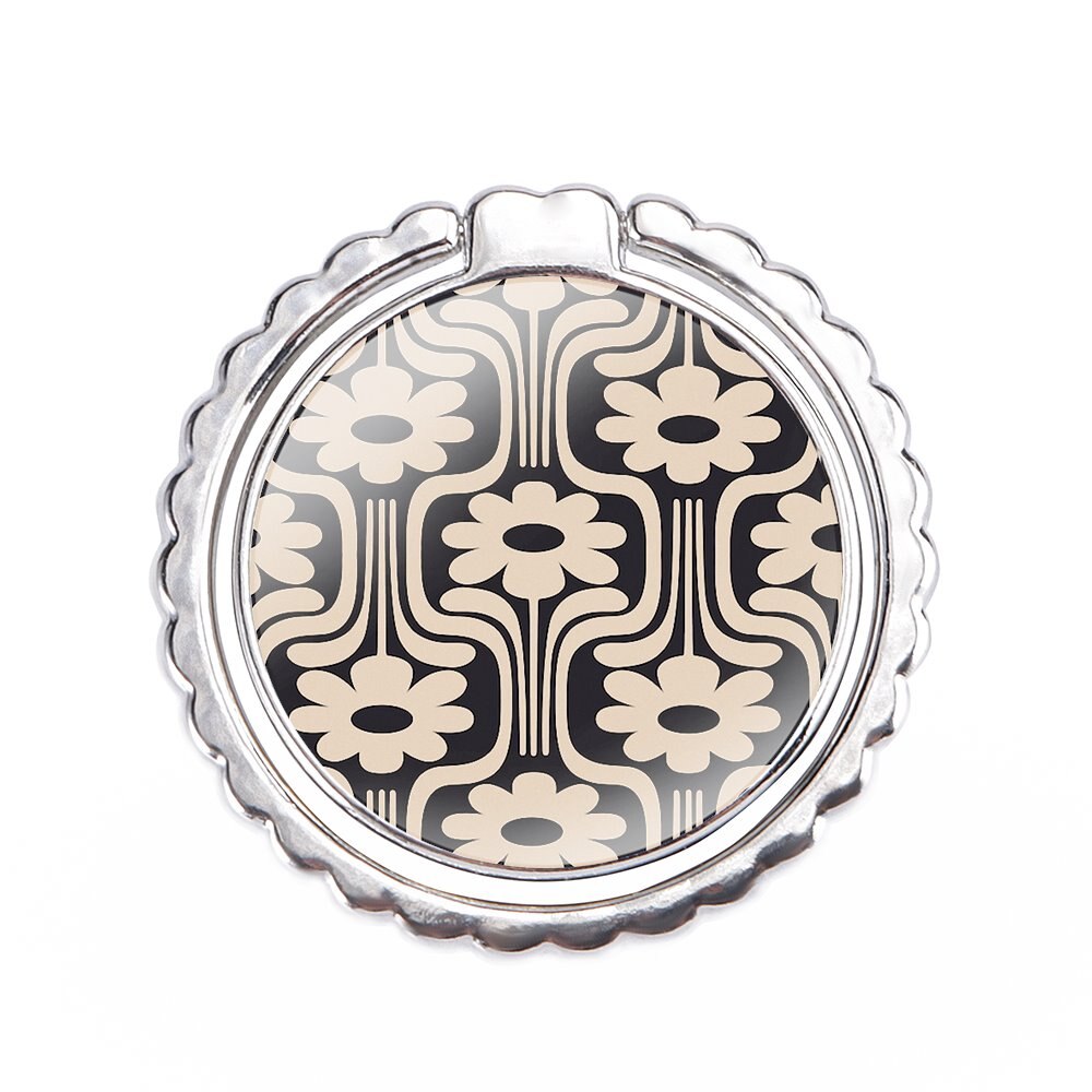 Orla Kiely Art Cell Phone Ring Holder Finger Ring Stand Kickstand Metal Grip Holder: images 8