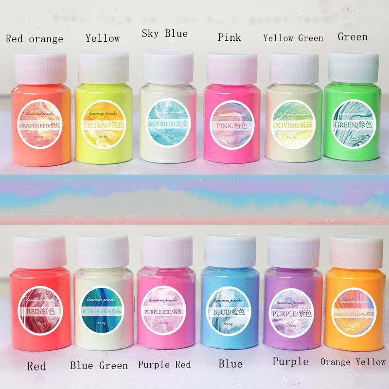 12 colori Polvere di Mica Resina Epossidica Dye Pigmento Della Perla Per Monili Che Fanno Stampo In Resina di Colore