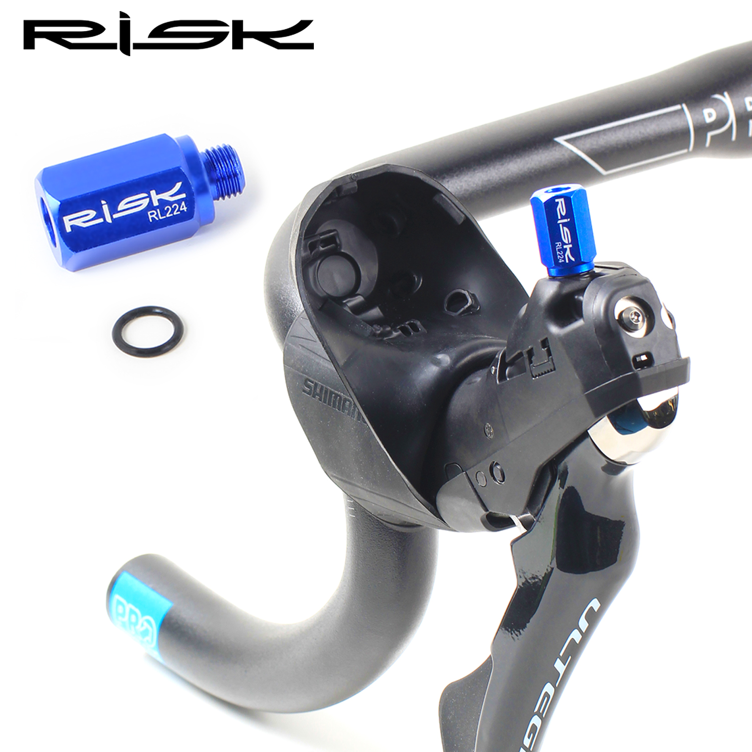 Risico Mtb Converteren Naar Road Hydraulische Schijfrem Fiets Bleed Trechter Adapter En O Ring Converter RL224