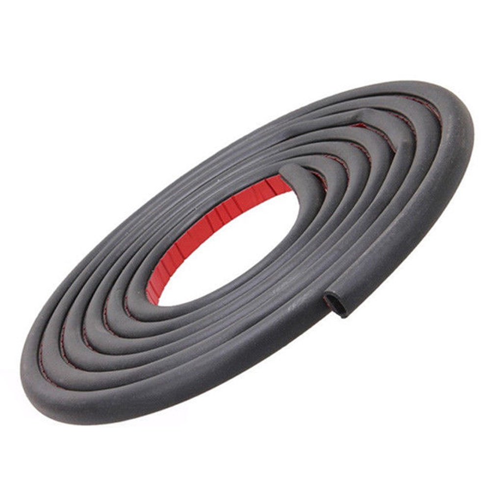 Rubber Car Door Adhesive Sound Insulation Trim D-shape Weatherstrip Waterproof Seal Strip Edge