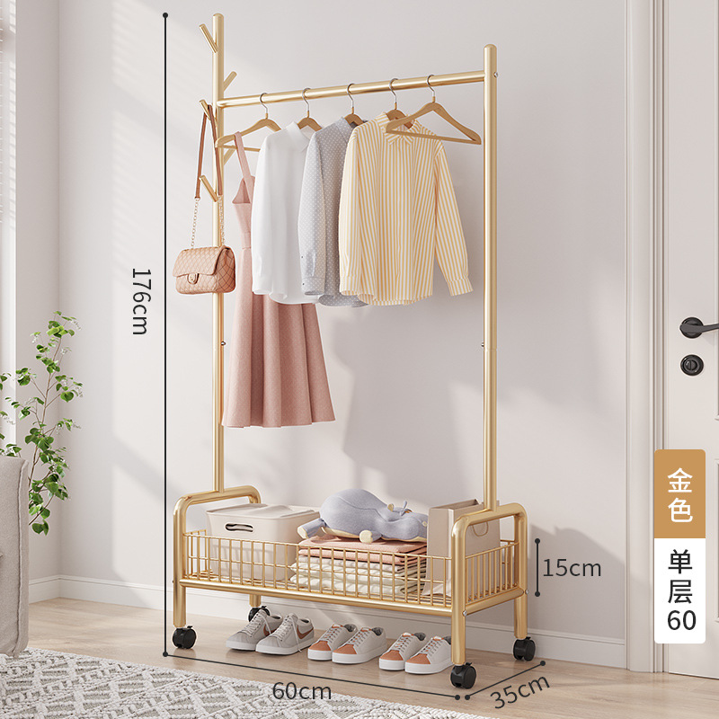 Appendiabiti in tessuto metallico di alta qualità appendiabiti in tessuto d'acciaio appendiabiti per telecamera da letto con gancio per appendiabiti da pavimento: Avorio