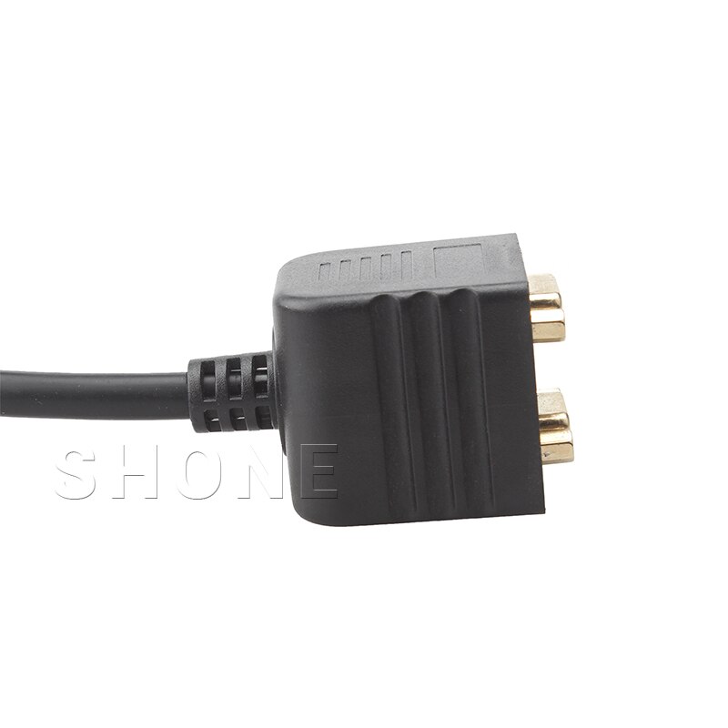 VGA een minuut twee 1 in 2 out kabel vga distributeur computer monitor vga1 minuut 2 adapter