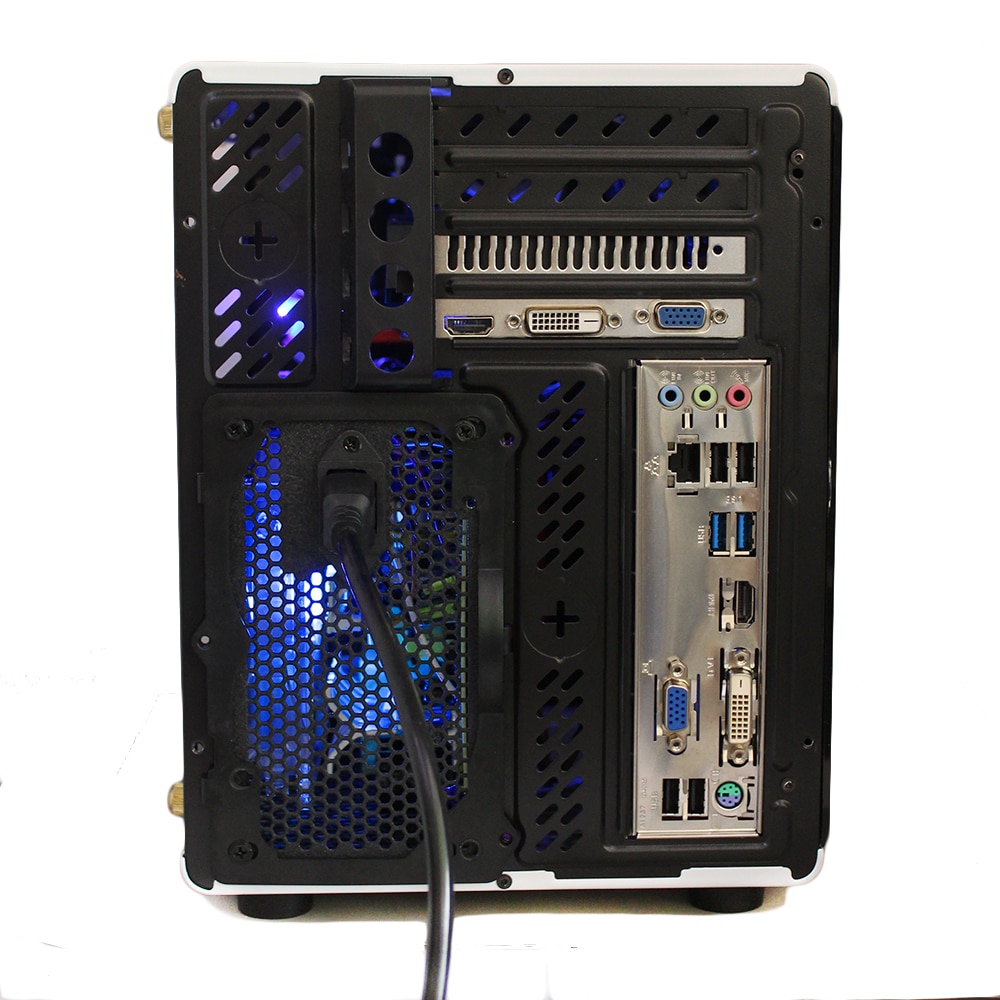 DIY Desktop Computer Case Chassis Transparent Side Mini PC Case Support Full Size Video Card HTPC Case