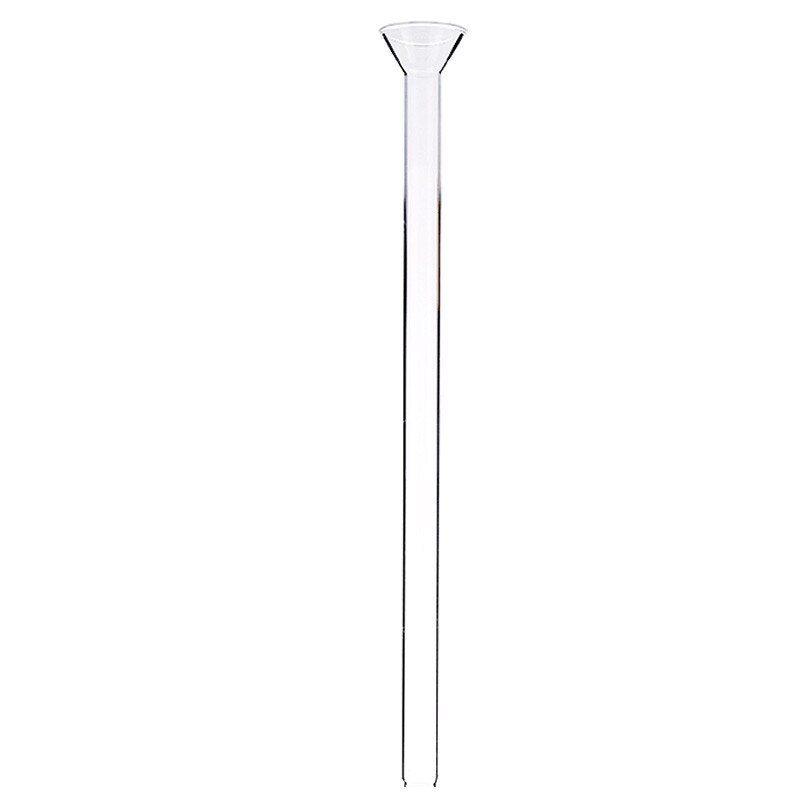 Akvarium glas matare genomskinlig tub skål fisk räkor matning mat med 2 st sugkoppar säker