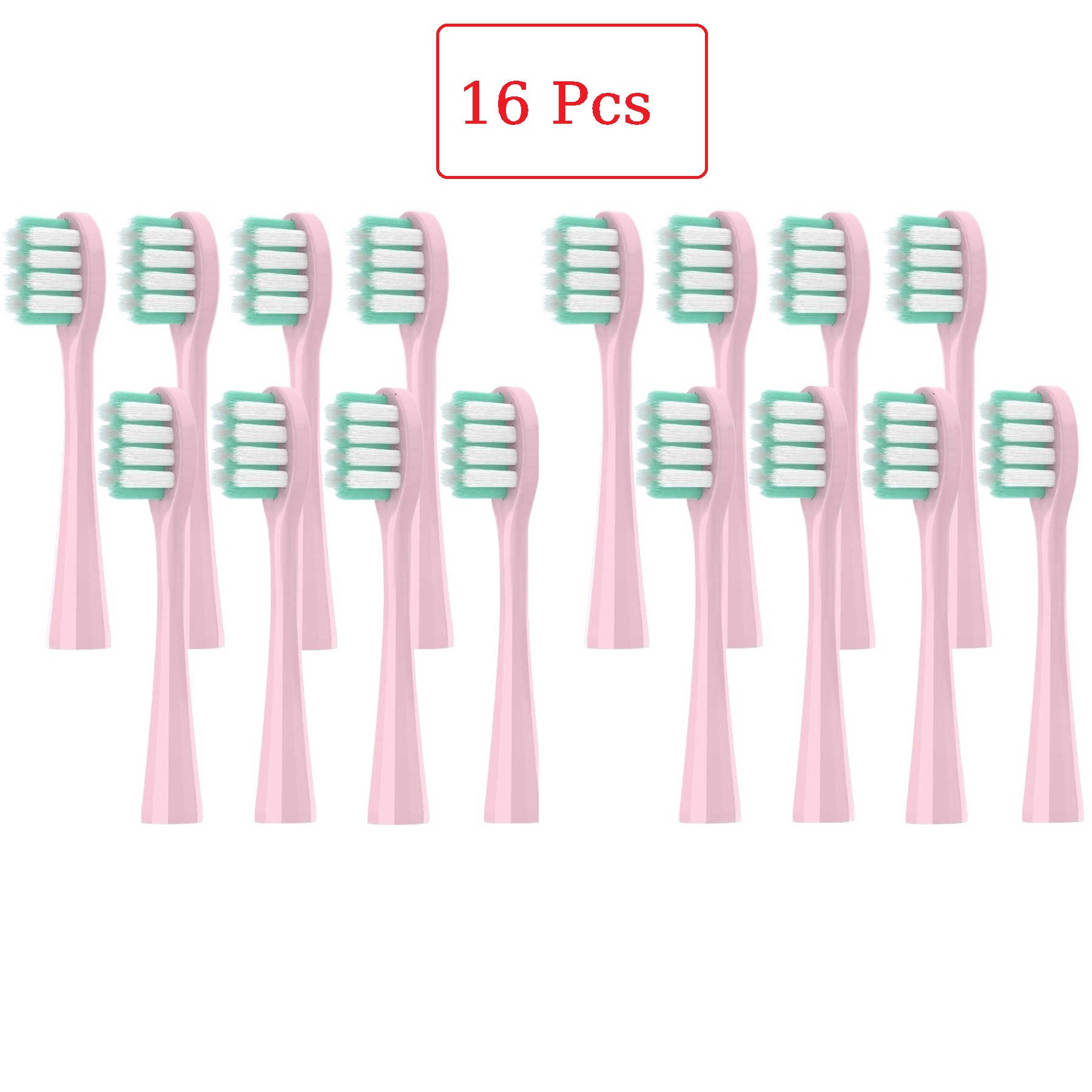 4/8/12/16 Pcs Replacement Brush Heads For usmile Electric Toothbrush Head Deep Clean Type / Soft Bristle Type: Beige