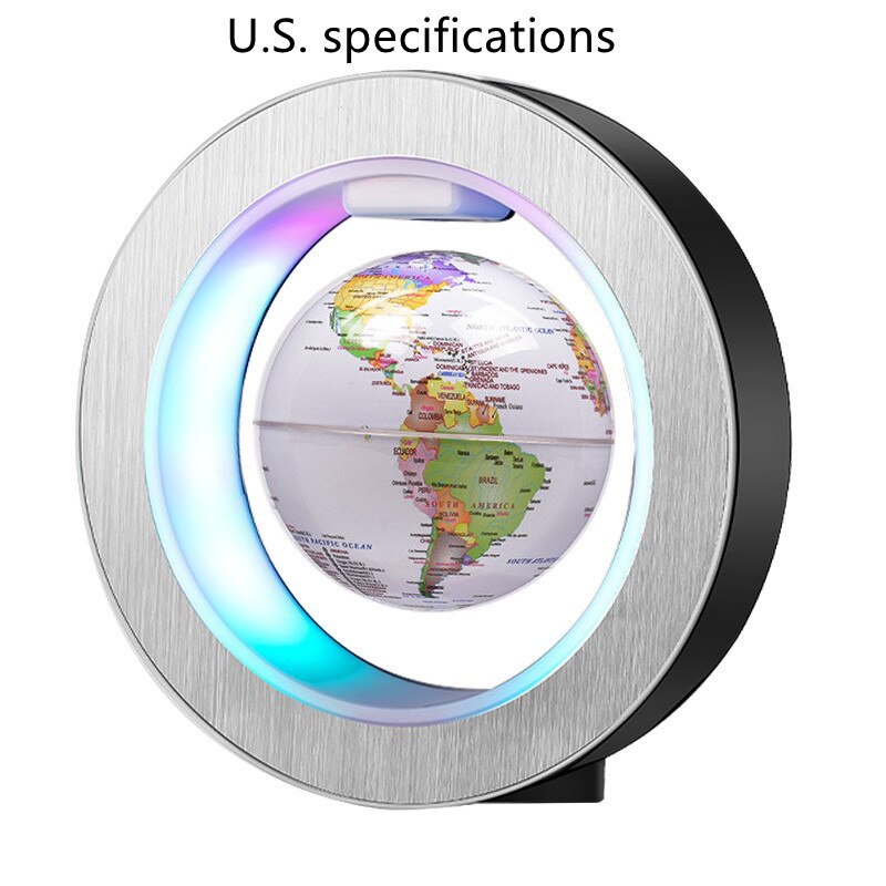 Led Möbel Globe Magnetische Schwebender Globus Licht Welt Karte Rotierenden Nacht Lampe Kinder Neuheit Ball Licht Lampe: White A