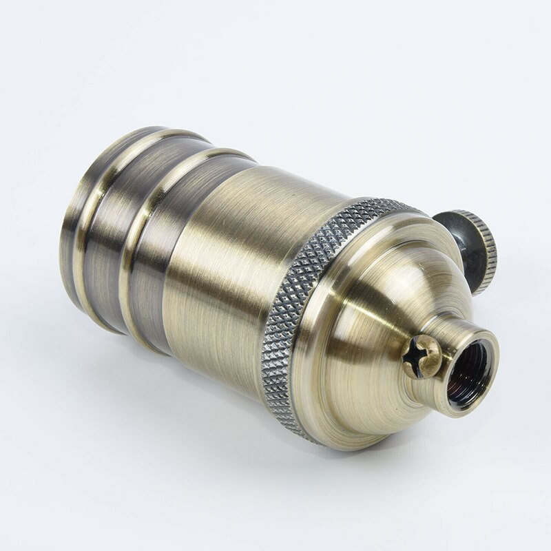 E27 skruv retro vintage kopparlampa taklampor glödlampor hållare socket 250v 250w hem sdf-fartyg
