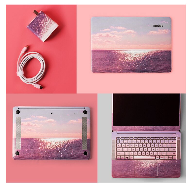 Funda protectora de vinilo para huawei matebook d14 d15 13 x pro honor magicbook pro, parte superior/inferior/protector de Palmguard