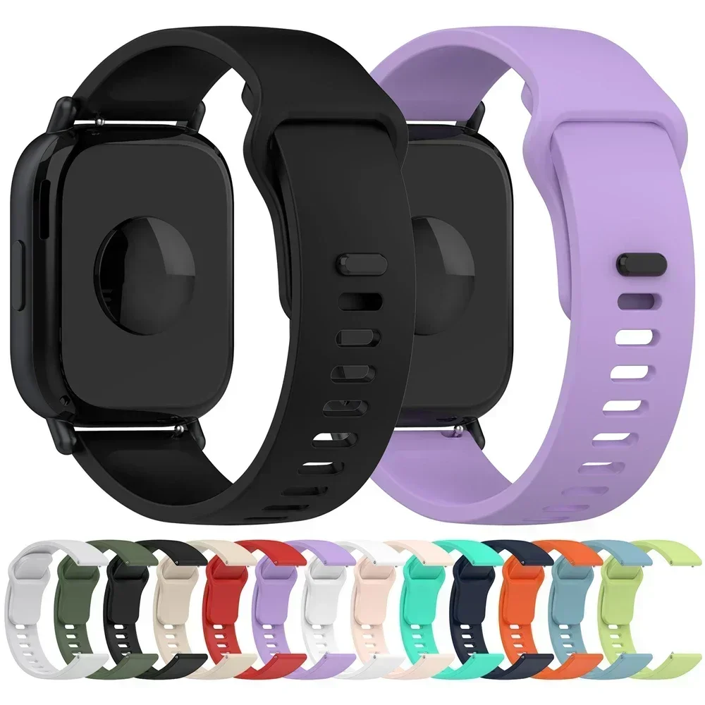 20mm 22mm silikone urrem til ticwatch pro 3 ultra rem til ticwatch gtw/gtx /s2/e2/e3/ gth udskiftning blød sportsrem