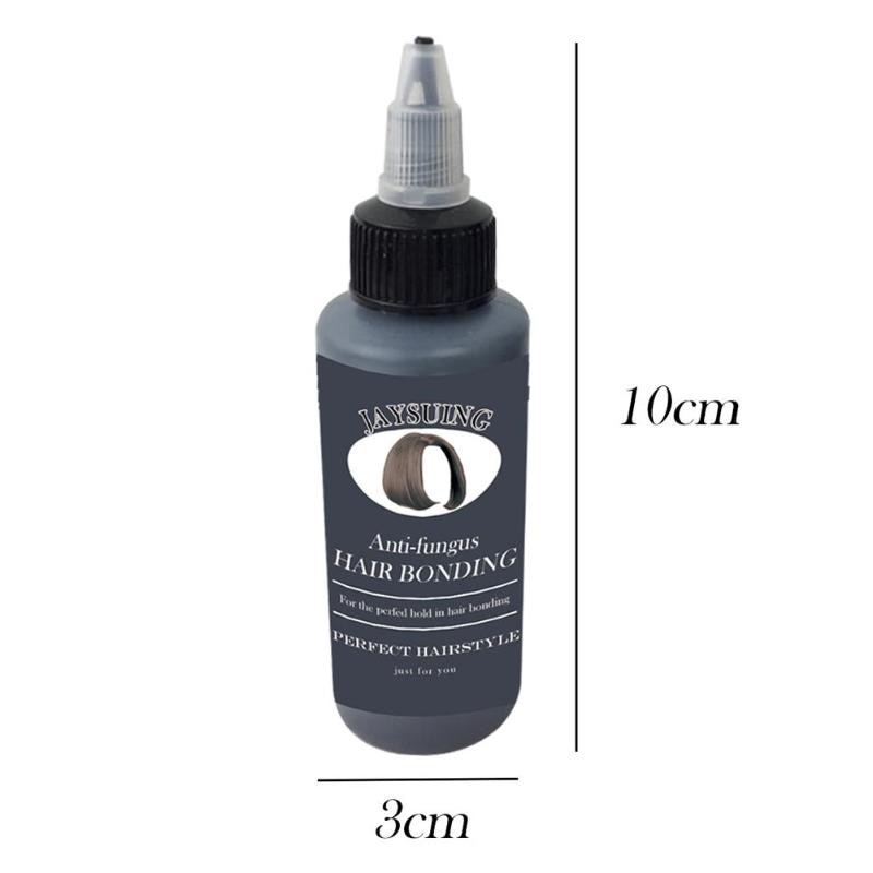 Pruiken Lijm Lijm Haarstukje Toupet Onzichtbare Bonding Vloeibare Cosmetische Tool 45 Ml Sneldrogend En Goede Water Weerstand: A