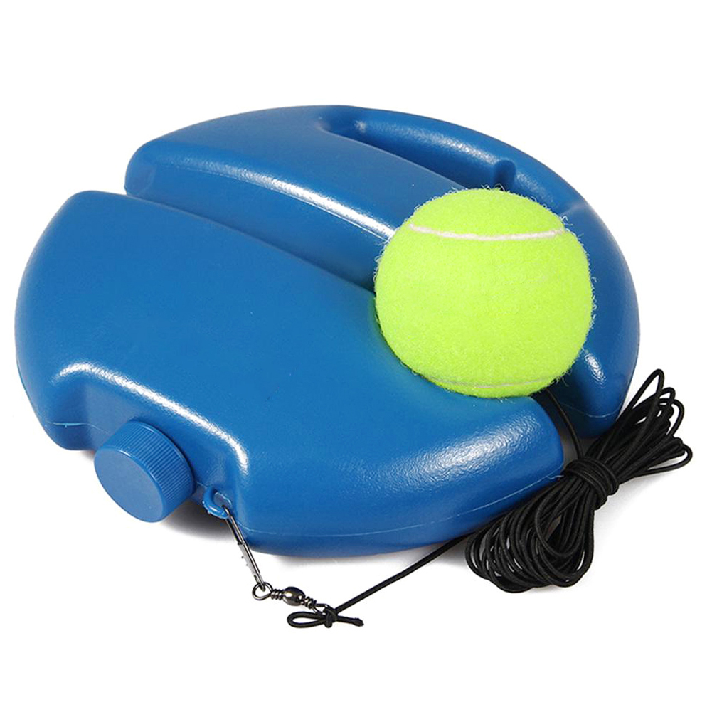 Tennis Training Aids Tool With Elastic Rope Ball Plastic Practice Self-Duty Rebound Tennis Trainer Partner Sparring Device