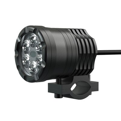 Universal Motorcycle LED Headlight Super Bright External Spotlight Electric Scooter Modified 12V Glare Auxiliary Light: six Beads