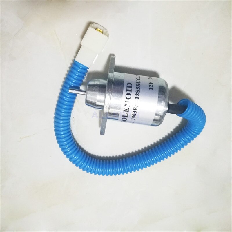 For YANMAR 4TNV94/98 DOOSAN DH DX 60 HYUNDAI 60 Excavator engine flameout solenoid valve flameout switch accessories