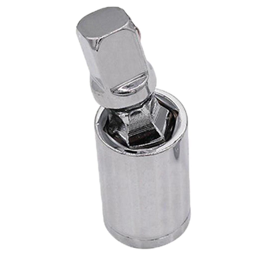 3PCS Set Swivel Impact Adapter Universal Joint Driver Socket, Hardened Chrome-vanadium steel construction for superior strength