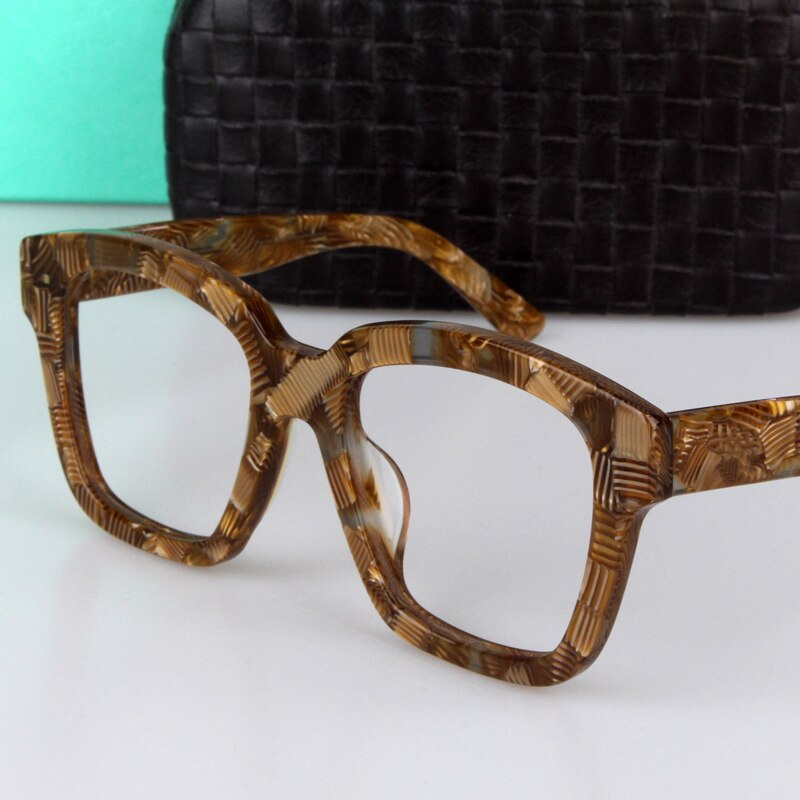 Zerosun Brillen Rahmen Männer Frauen Korea Gläser Männlichen Acetat Schwarz Brille Janpanese Jahrgang retro-Streber Brillen für Optische