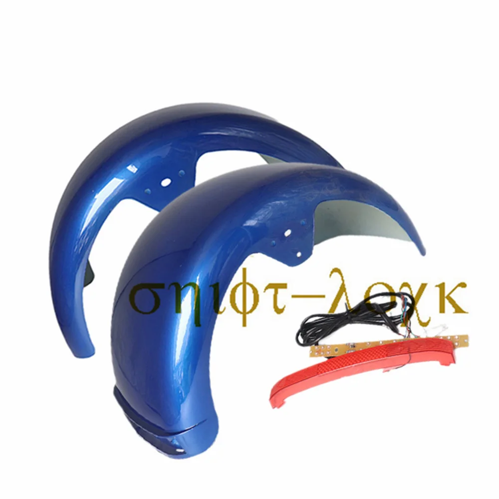225/55-8 18 x 9.50-8 225/40-10 dekkskjermer med baklykter plastskall foran og bakskjerm for citycoco elektriske sparkesykkeldeler