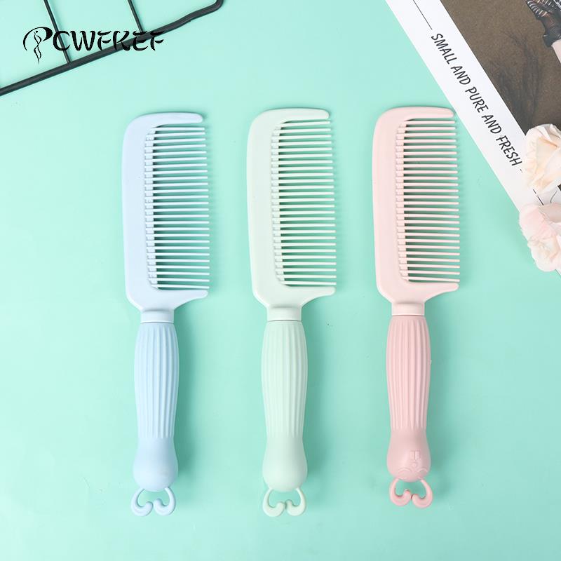 1 Pcs Meisje Peuter Baby Veiligheid Zachte Care Borstel Haar Hoofdhuid Kam Kids Cartoon Meisje Krullend Haar Kam