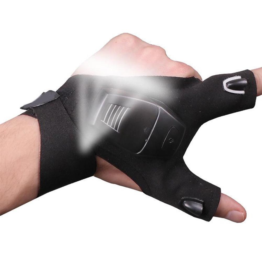Himiss vinger lichte handschoen reveal 3 vinger ademende outdoor sport handschoen nachtverlichting visgerei handschoen