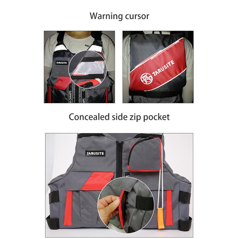 Vissen Zwemvest Outdoor Sport Zwemvest Multi Zakken Drijfvermogen Unisex Veiligheid Jas Verstelbare Drijfvermogen Vest