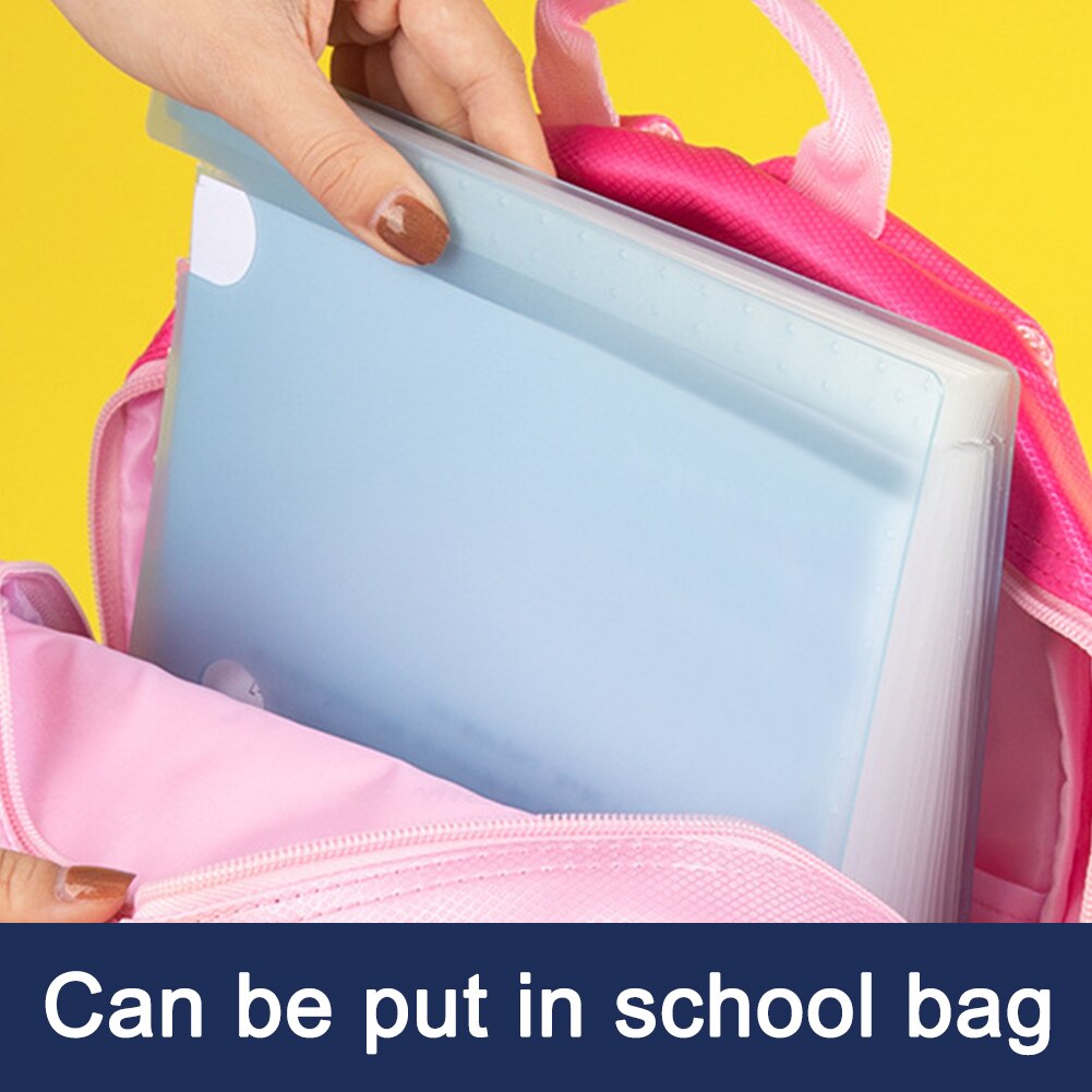 With Lables A4 Study 13 Pockets Document Organizer File Folder Business Office School Large Capacity Storage Bag Accordion