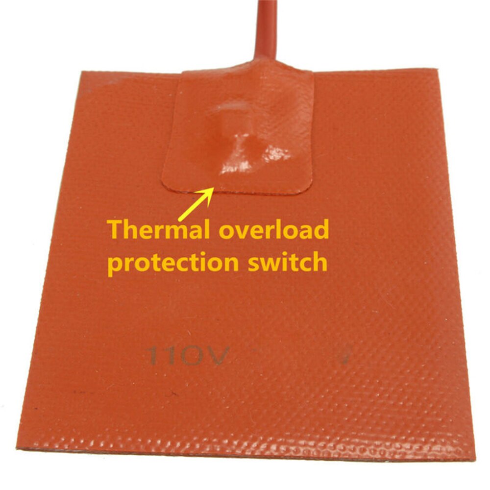 110 Volt Heater Pad Engine Heater Oil Pan Tank Car Pre Heater Silicone