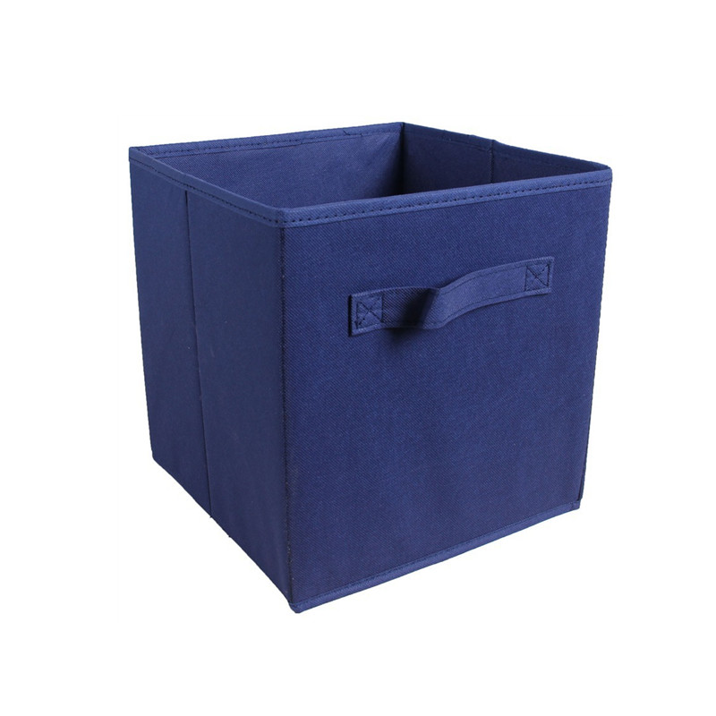 Organisateur de tiroir d'armoire de poubelle de rangement de tissu non tissé, boîte de rangement de vêtements et de sous-vêtements, fournitures pour la maison, stockage de jouets d'enfants: Violet