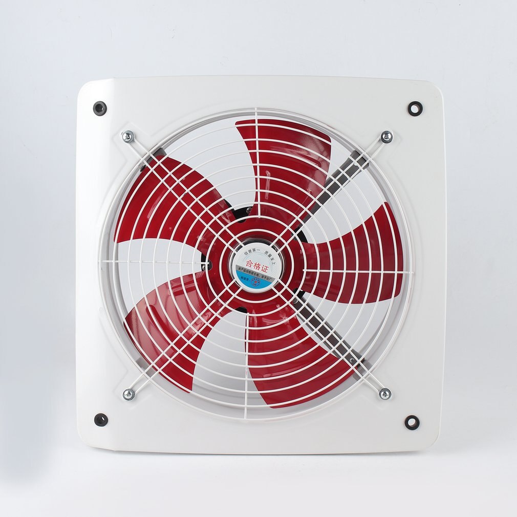 Industrial Ventilation Extractor Metal Axial Exhaust Commercial Air Blower Fan Low Noise Stable Running