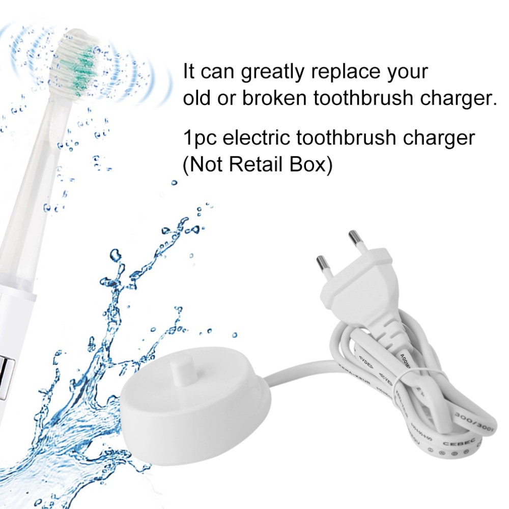 Udskiftning af elektrisk tandbørstelader model 3757 110-240v egnet til braun oral-b  d17 oc18 tandbørsteopladningsholder