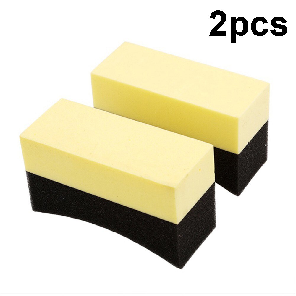 2 unids/pack lavado esponja para rueda de neumático de coche de agua suave esponja de succión de limpiador de neumáticos de coche toallitas de limpieza esponjas: Default Title