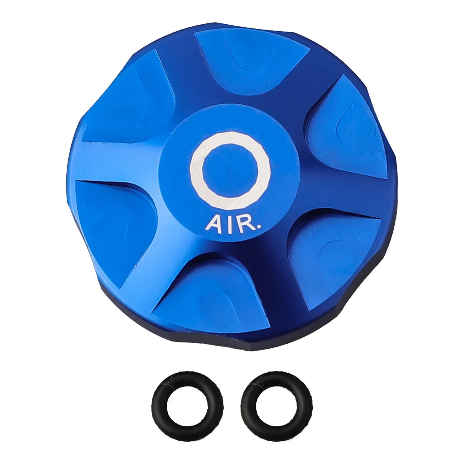 Cubierta de horquilla de aire y Gas para bicicleta, tapa protectora de horquilla para/FOX-/DT/cubierta de horquilla de suspensión para bicicleta: Azul