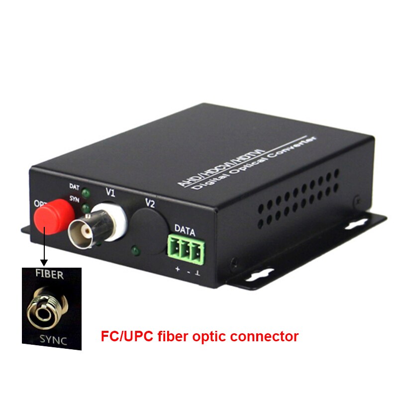HD CVI AHD TVI 720P 960P 1CH Fiber Optic to BNC Digital Video Converter fiber optical transmitter and receiver for CCTV system