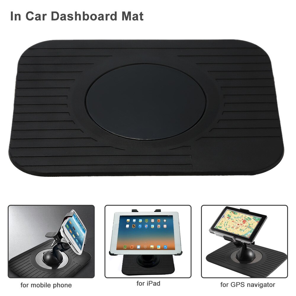 KKmoon Auto-interieur Accessoires GPS Dashboard Mount Houder Nav Dash Mat voor iPad GPS Mobiele Telefoon Antislip Mat auto styling