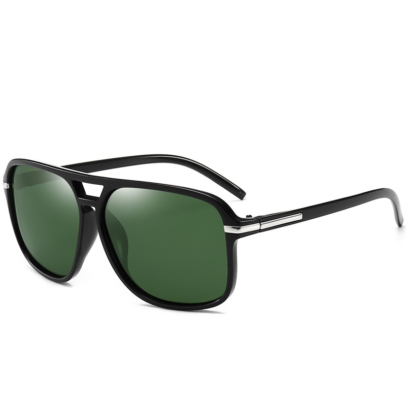 Mænd cool firkantet stil gradient polariserede solbriller kører vintage mærke billige solbriller oculos de sol