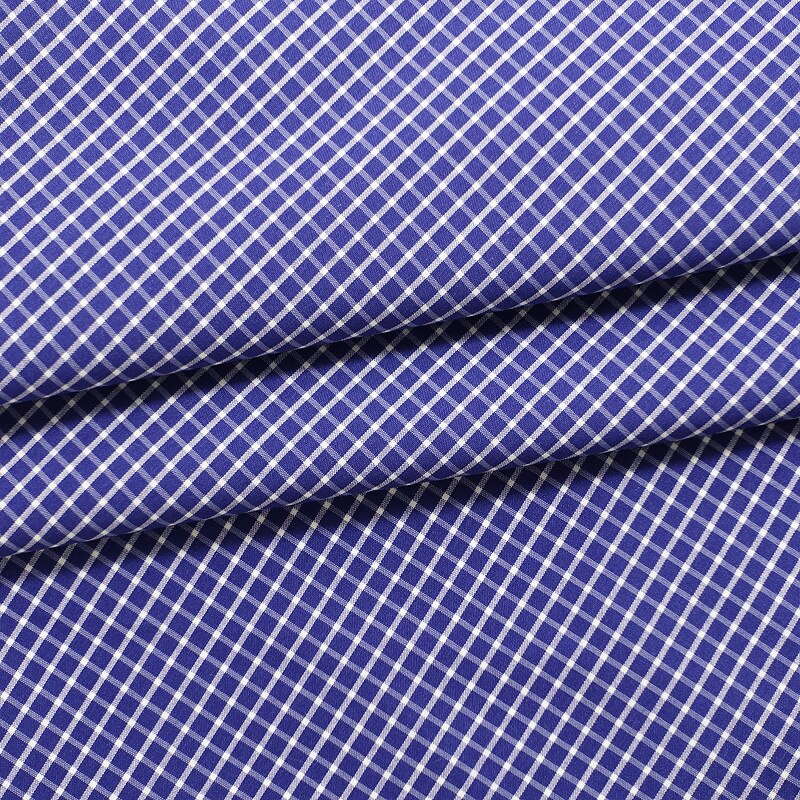 cotton-nylon coloured plaid garment shirt fabric Scottish plaid fabric