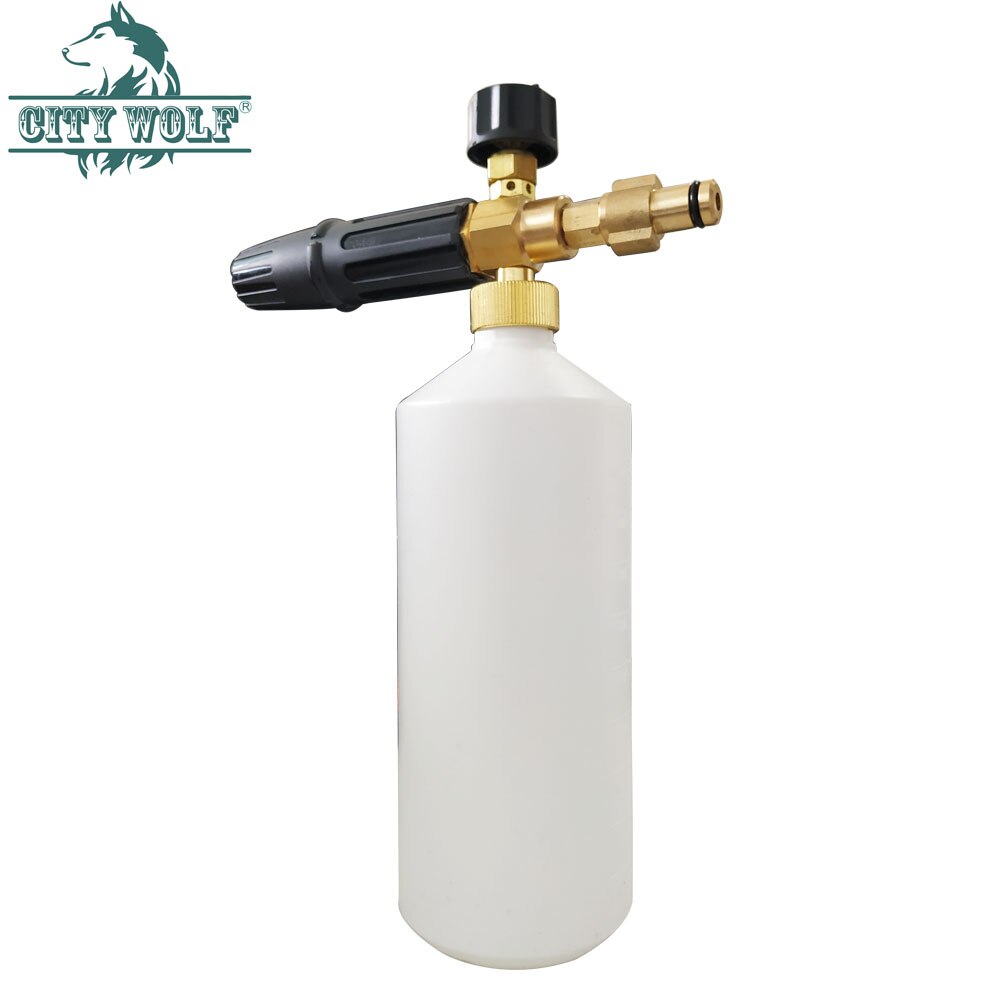 city wolf Foam Nozzle Snow Foam Lance Foam Bottle Sprayer for Daewoo ECO HPW-1317T ECO HPW-1520RS high pressure car washer