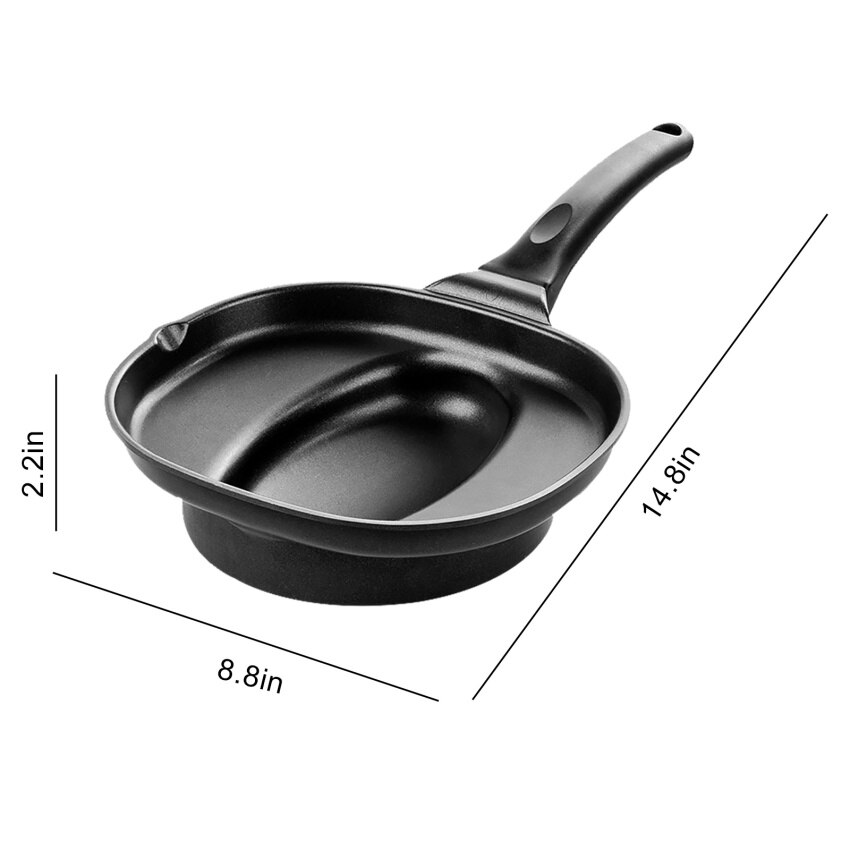 VOGVIGO Non-Stick Frying Pan Cooking Dish Japanese Style Omurice Mould Fuel Gas Commercial Use