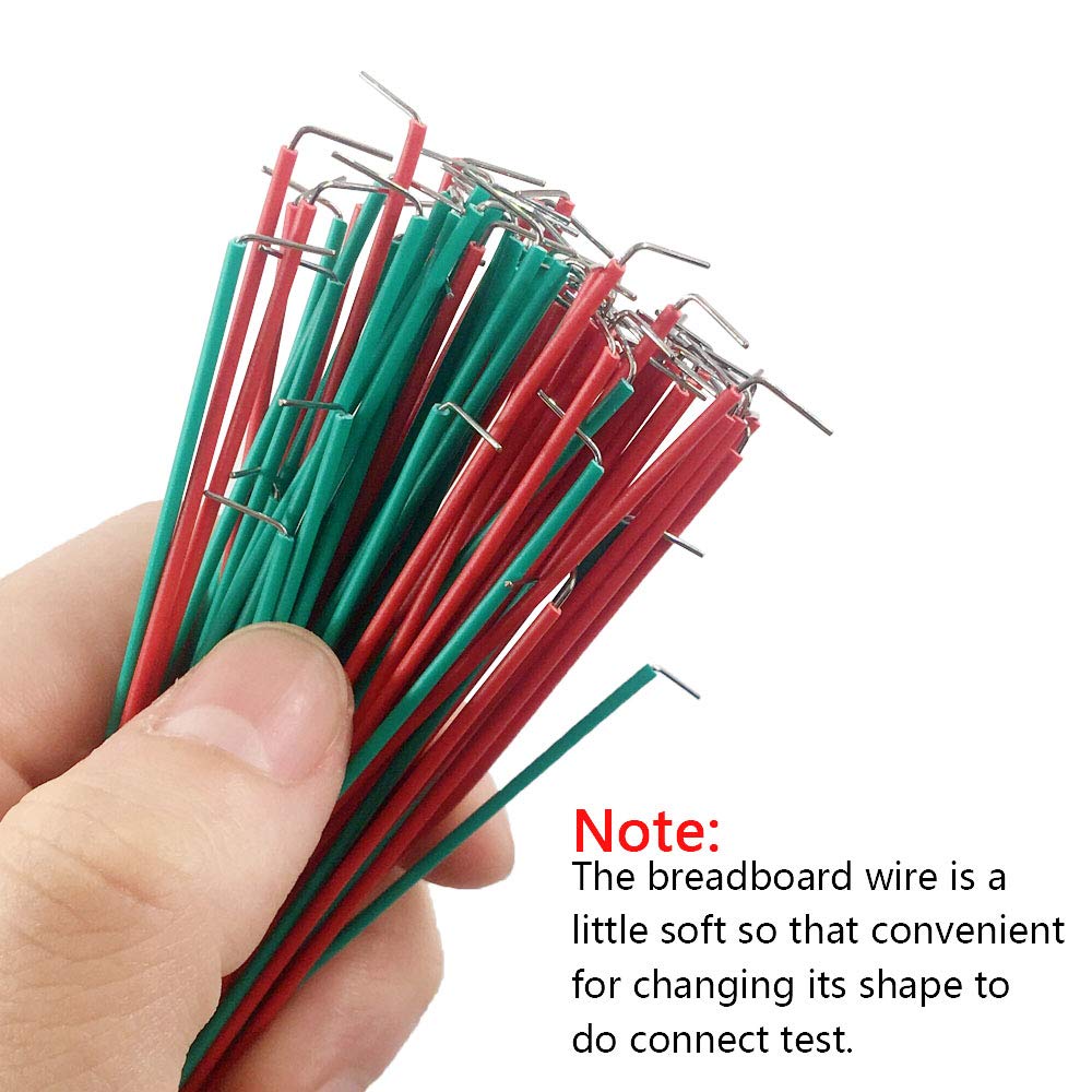 Kits de Jumper de 560 Uds., línea de placa de pruebas de 14 longitudes, puentes de placa de circuito, Cable en U con forma, juego de cables para PCB pan, placa Arduino M-M D30